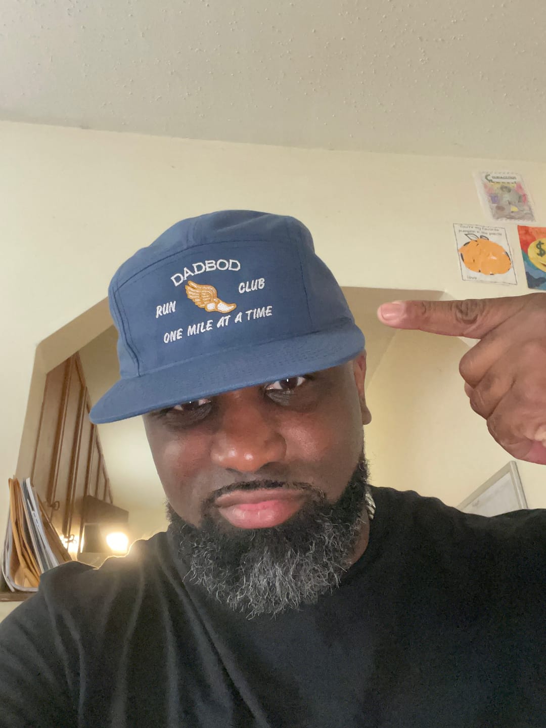 Customer photo review of Dadbod Running Athletic Hat
