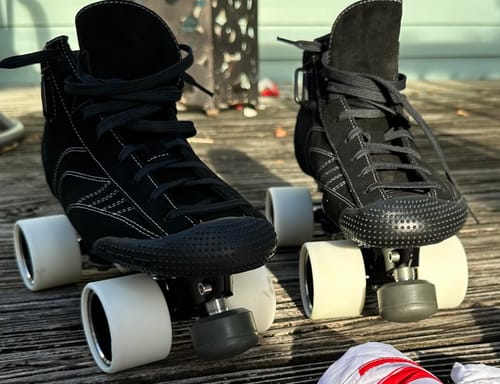 Customer photo review of Prostar Roller Skates - Tracer Black