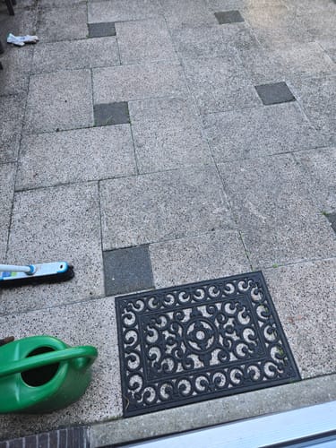 Customer photo review of 12V Fixxbrush Cordless Weed Brush