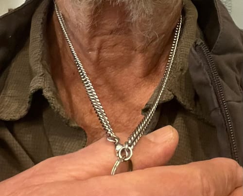 Customer photo review of 5mm Cuban Link Chain