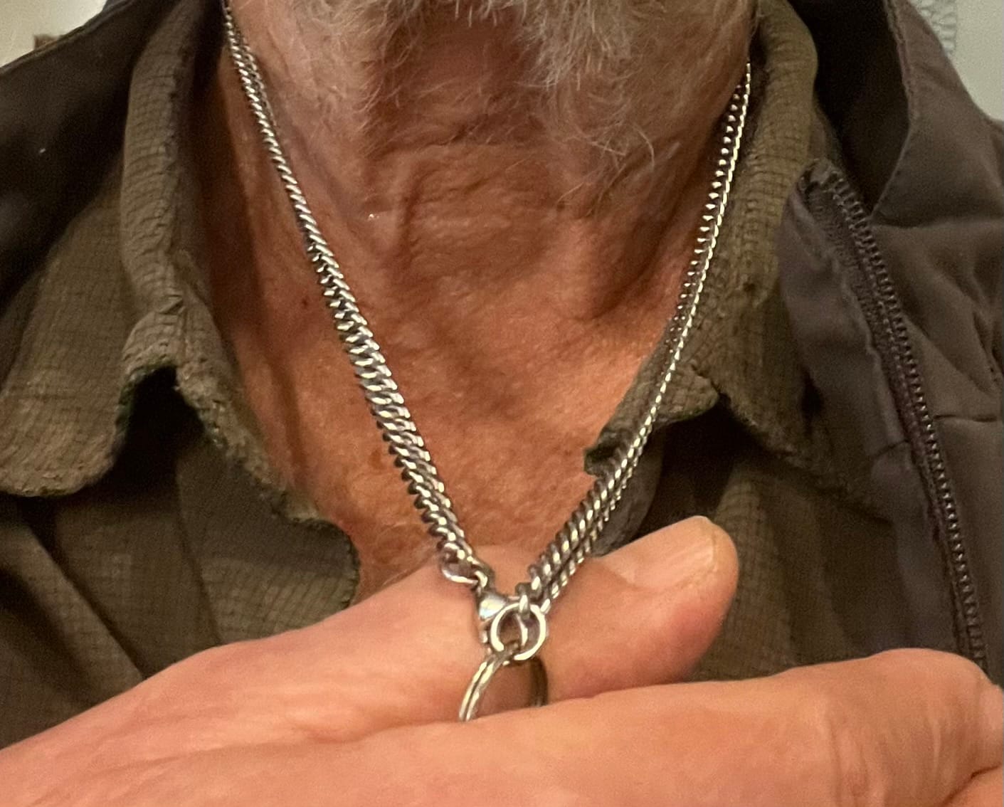 Customer photo review of 5mm Cuban Link Chain