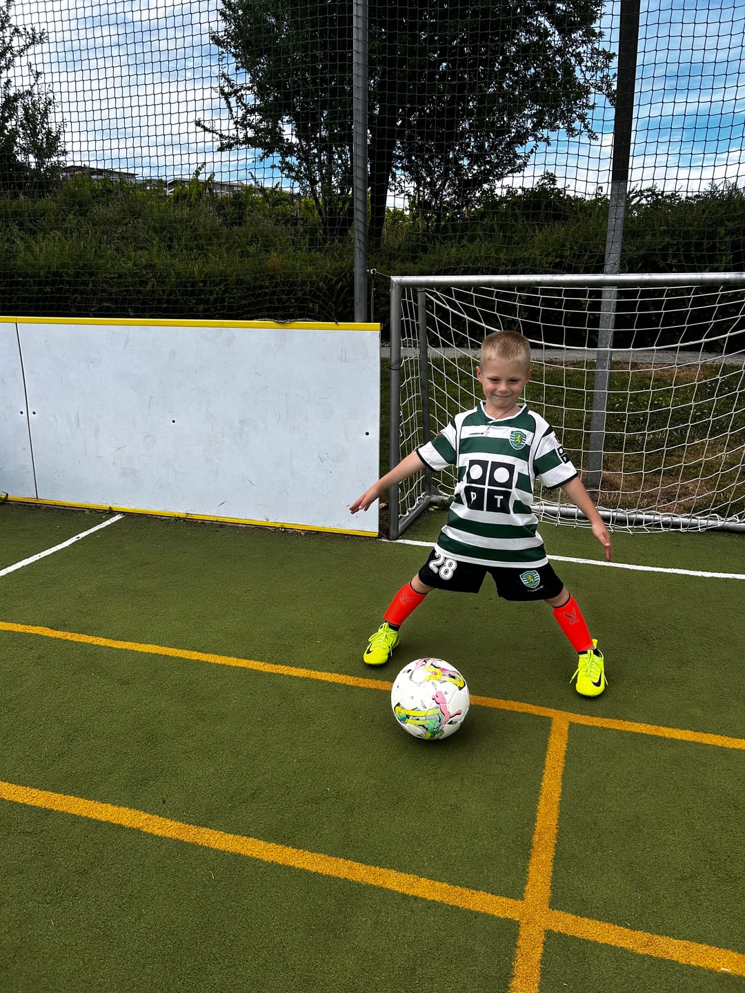 Customer photo review of Sporting shorts 6-7 years size kids