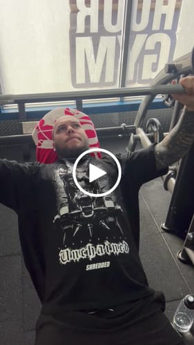 Customer video review of Unchained Doberman- unisex Pump cover - Oversized Gym T-shirt  - Black / White
