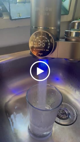 Customer video review of InFlow Tap Filter