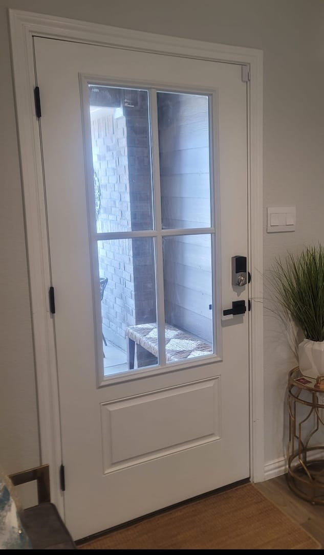 Customer photo review of Clear 4 Lite Glass and Frame Kit (3/4 Lite)