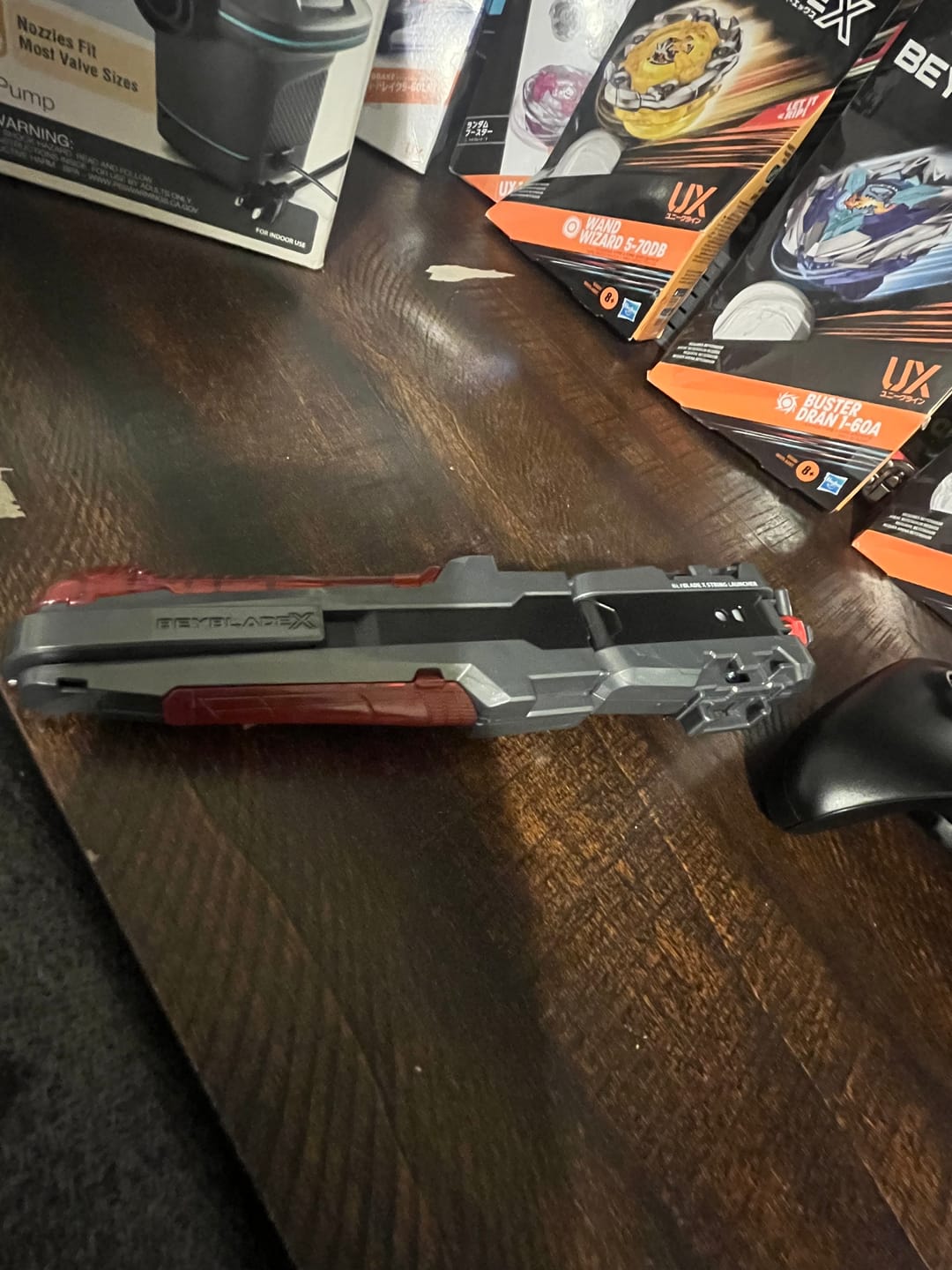 Customer photo review of Takara Tomy Beyblade X BX-41 Rubber Custom Grip Gunmetal Ver