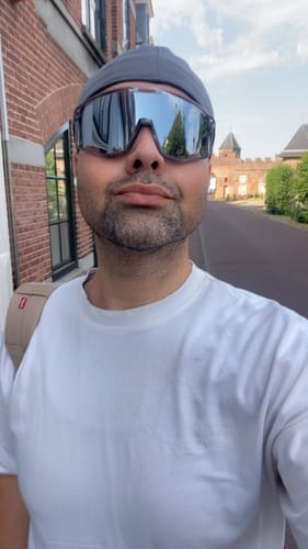 Customer photo review of Kapvoe X180 Color Polarized Sunglasses