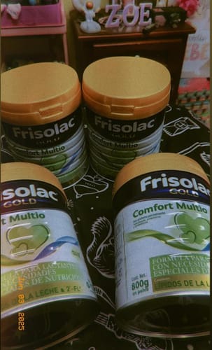 Customer photo review of Frisolac Gold Comfort Multio (0-12 Meses) Pack C/ 1.6 Kg