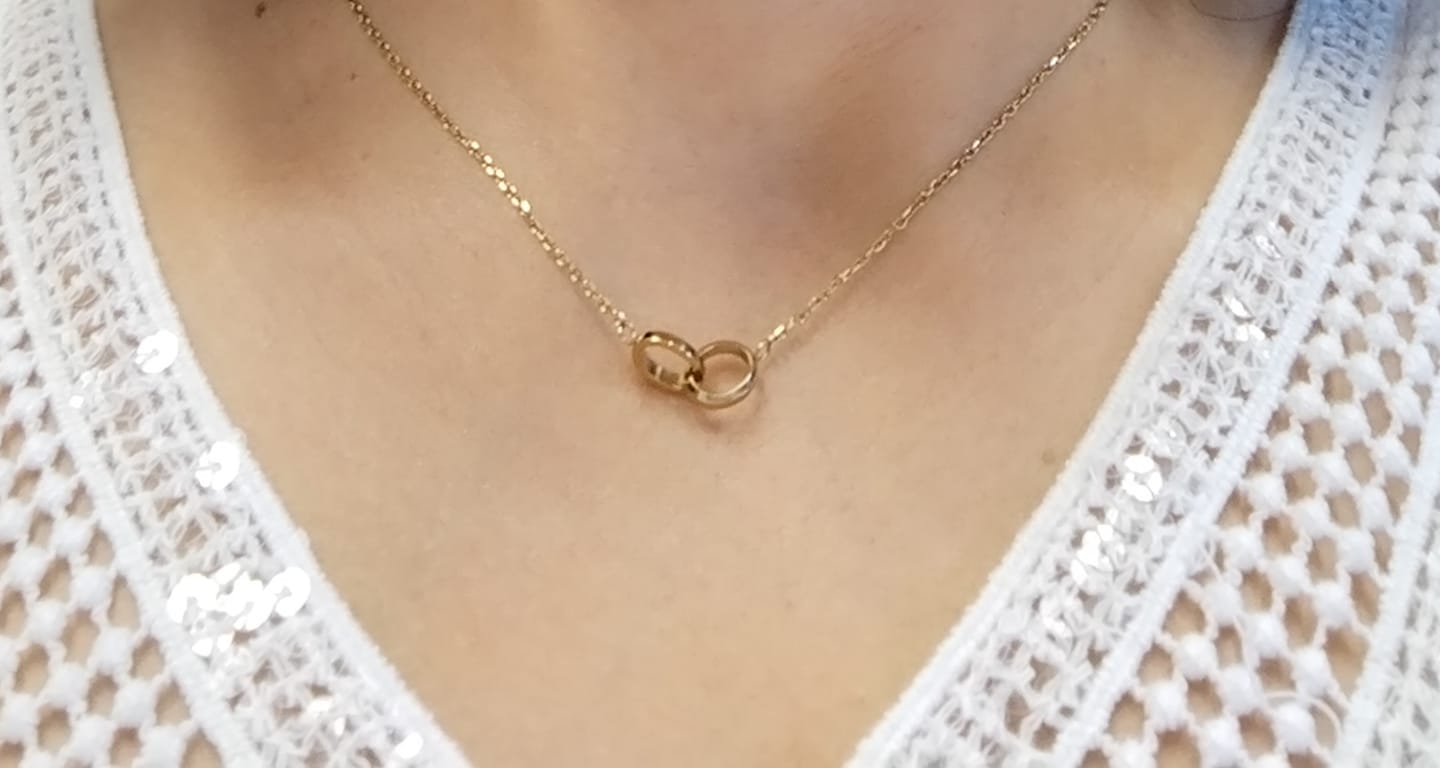 Customer photo review of Linked Necklace