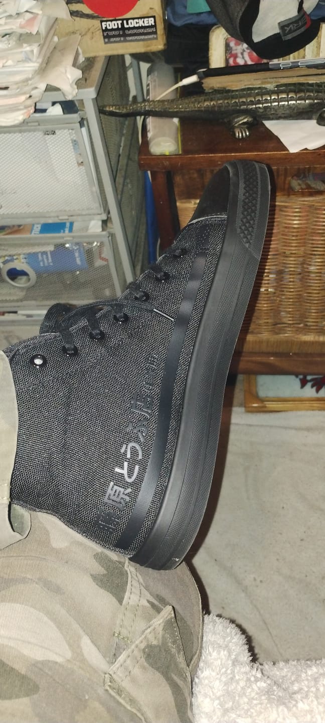 Customer photo review of HTXJPN Fuji2 Kuro High Top Sneakers
