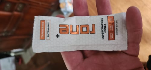 Customer photo review of Caffeine-Free - TANGERINE - SuperCharged Honey (20-Pack)
