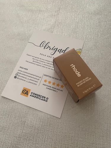 Customer photo review of pocket blush - disponível em Portugal