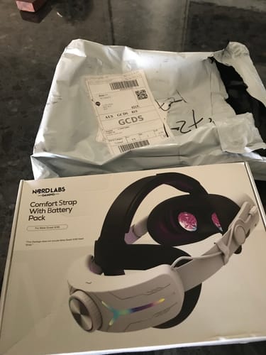Customer photo review of Comfort Strap with Battery Pack