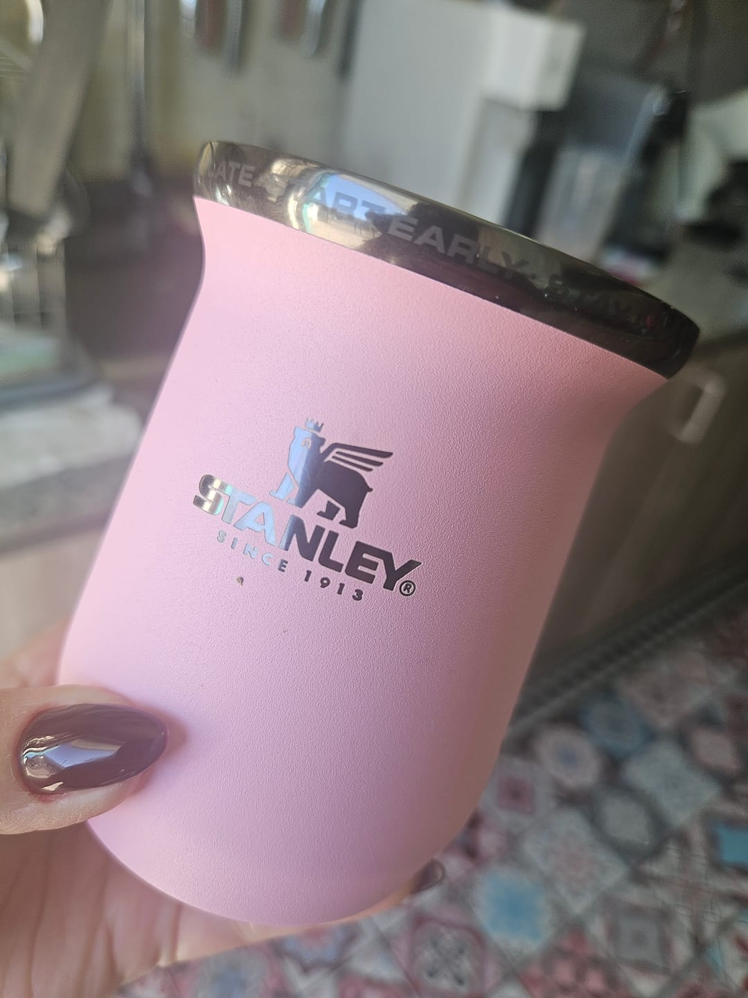 Customer photo review of Mate Stanley Pink 236 ml MESSI X STANLEY 1913
