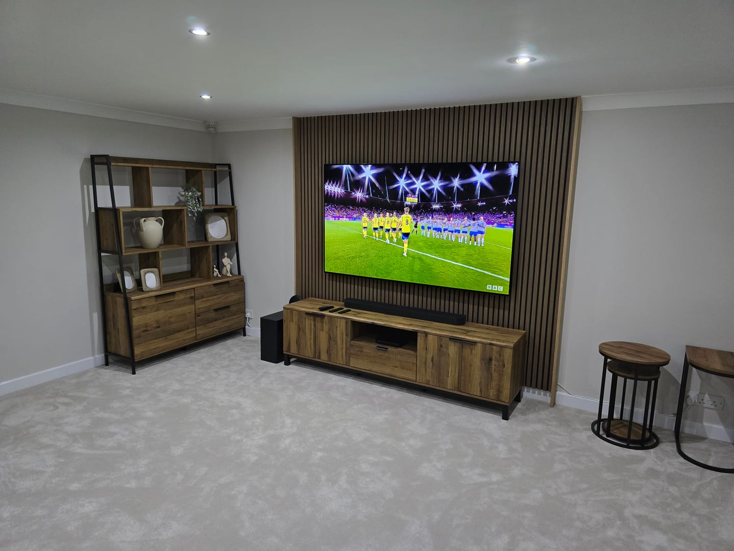 Customer photo review of Wooden Wall Panel | Mocca | Premium 3-sided Wood Veneer