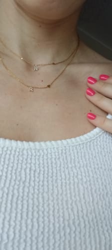 Customer photo review of Collana letter love