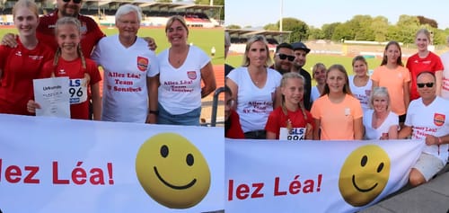 Customer photo review of Stoffbanner inkl. Druck