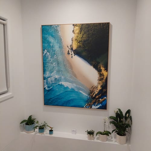Customer photo review of Byron Bay II | Framed Canvas Art Print