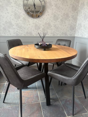 Customer photo review of Round Dining Table