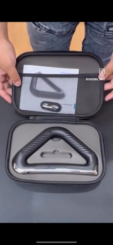 Customer photo review of Massage Therapy Set Up Bundle - Achedaway Heated Scraper (1) + Achedaway Cupper Pair (1)