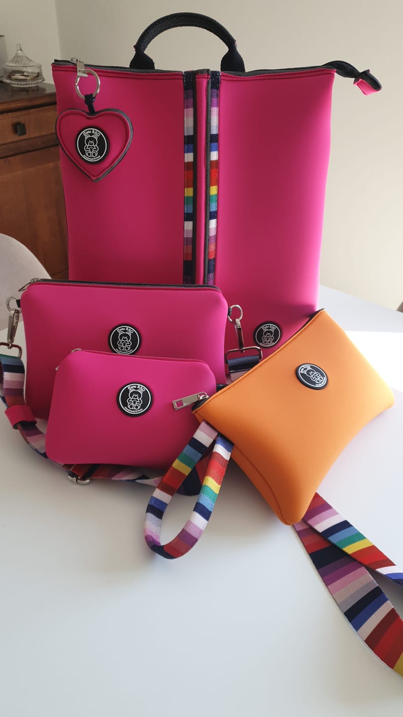 Customer photo review of TRIO | Zainetto + Pochette + Trousse