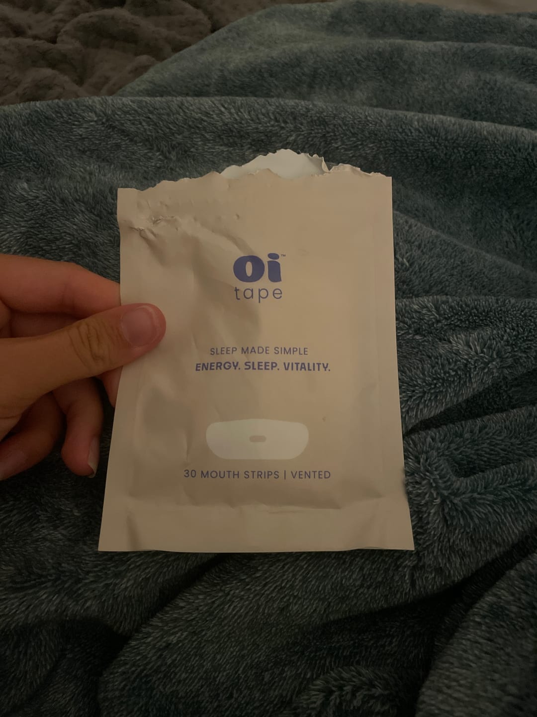 Customer photo review of oi tape Non-Vented Mouth Tape