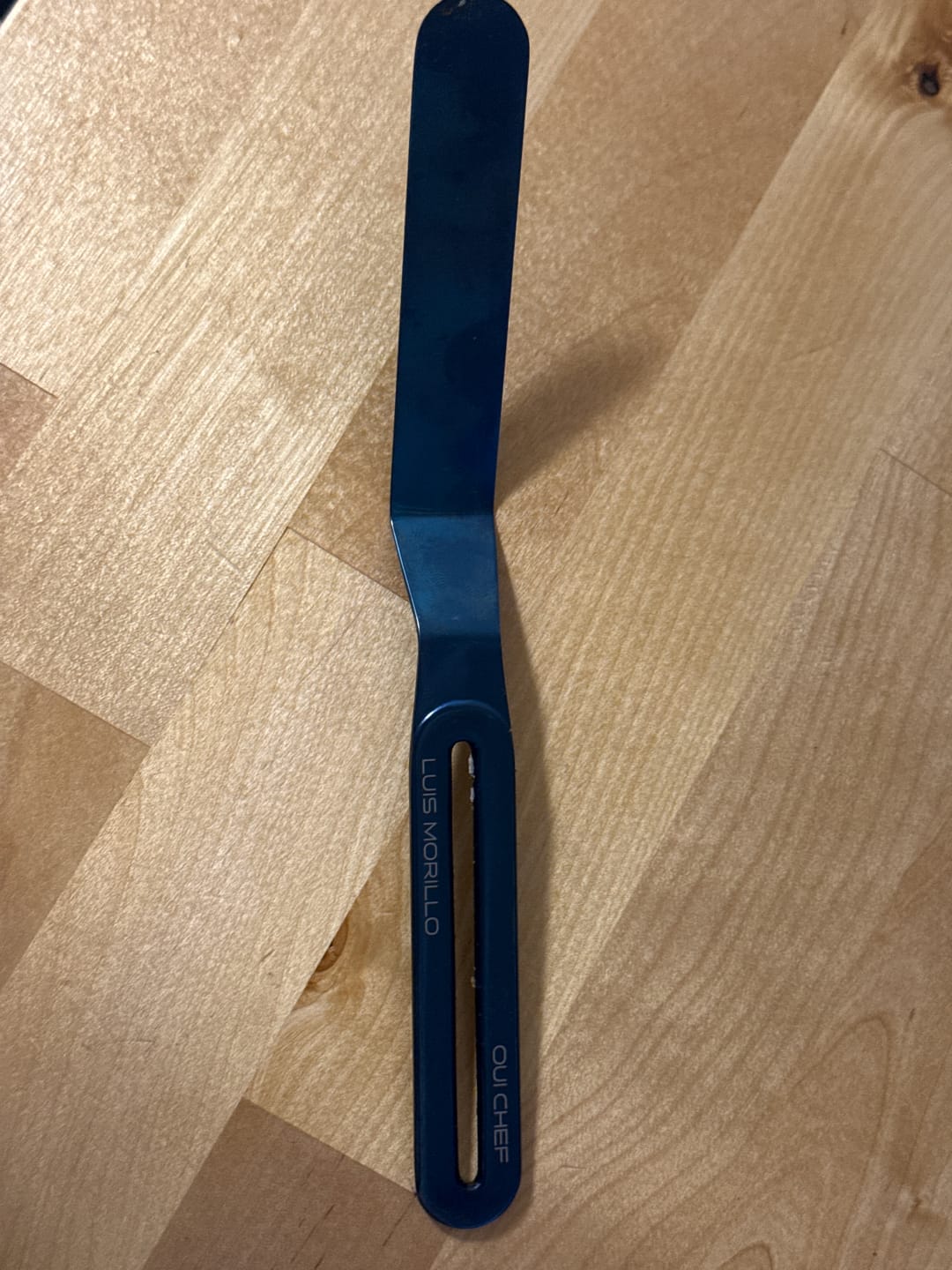 Customer photo review of LiftOff Chef's Palette Knife