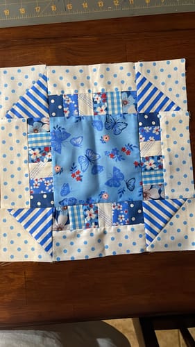 Customer photo review of Mrs Quilty Subscription Box