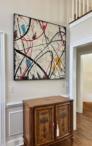 Customer review photo for Abstract Expressionist Art #AEA043