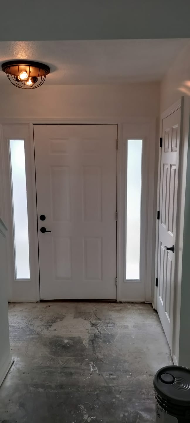 Customer photo review of Clear 1 Lite Glass and Frame Kit (Full Sidelite)