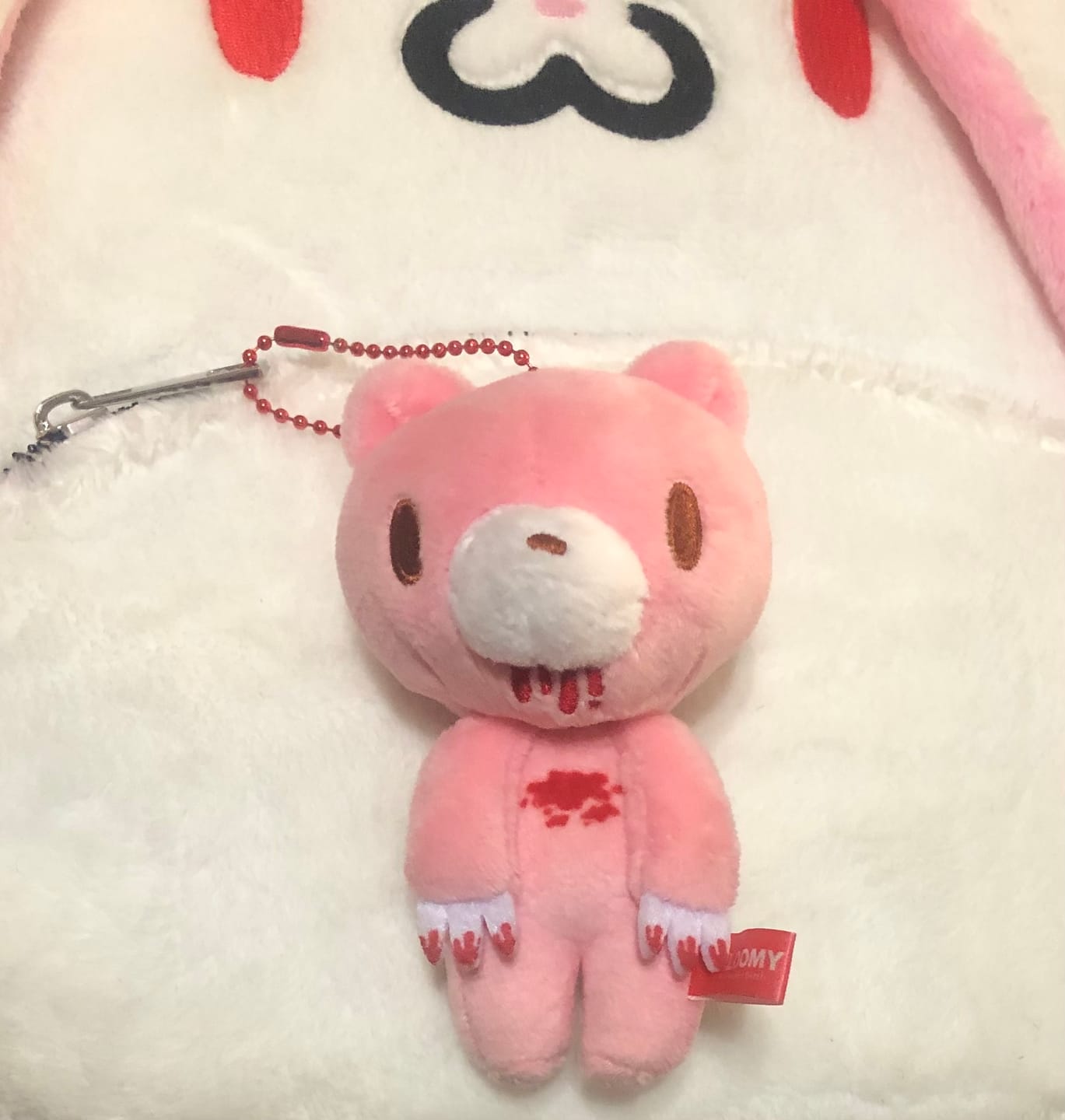 Customer photo review of Mini Pink Messy Gloomy Ballchain Plushie