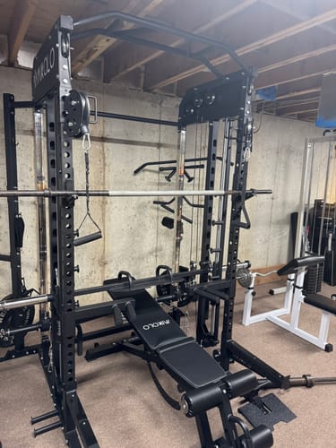 Customer photo review of M7 Smith Machine Functional Trainer with Full Vertical Leg Press