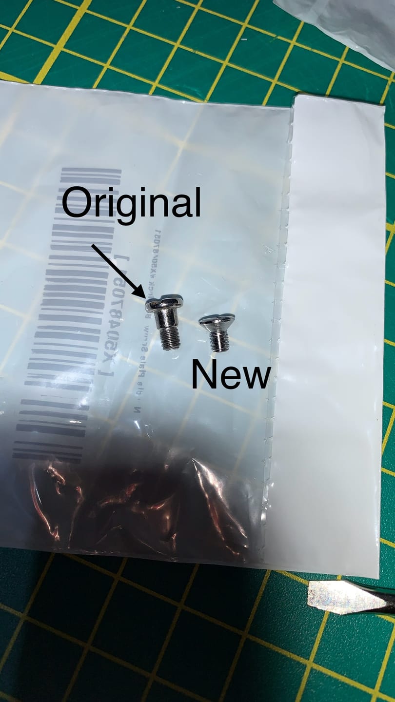 Customer photo review of Needle Plate Complete with Screws, Brother #XE1827001
