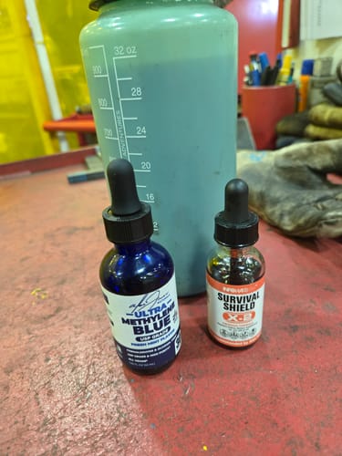 Customer photo review of Ultra Methylene Blue