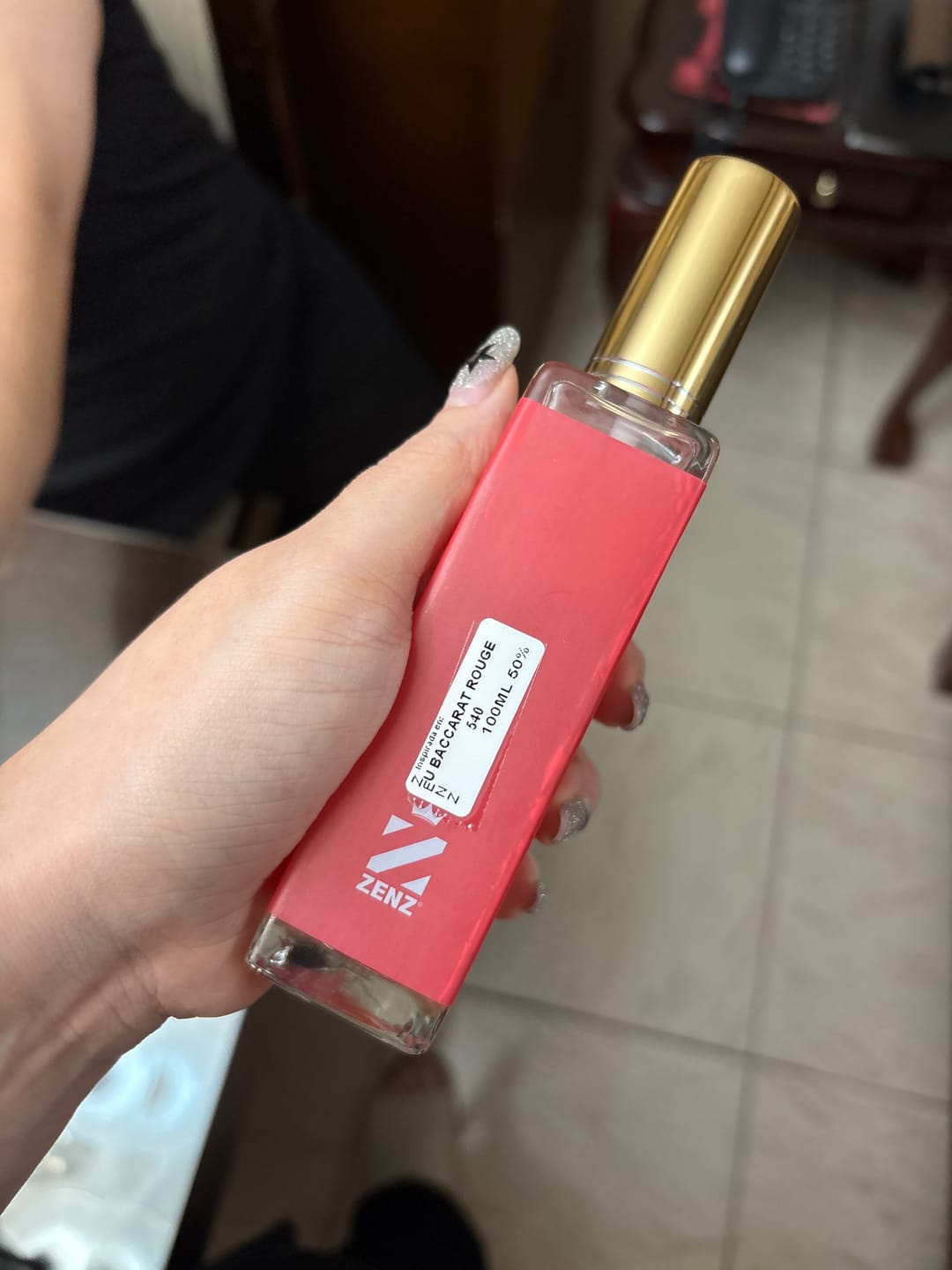 Customer photo review of Perfume Tendencia U BACCARAT ROUGE 540 zenz