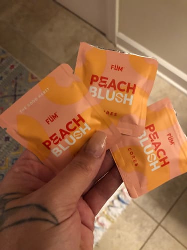 Customer photo review of Peach Blush