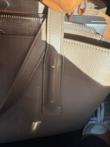 Customer photo review of Paloma Tote Taupe