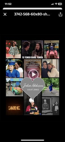 Customer photo review of Custom Photo Collage Blanket for Adults and Kids, Personalized Picture Throw Blankets