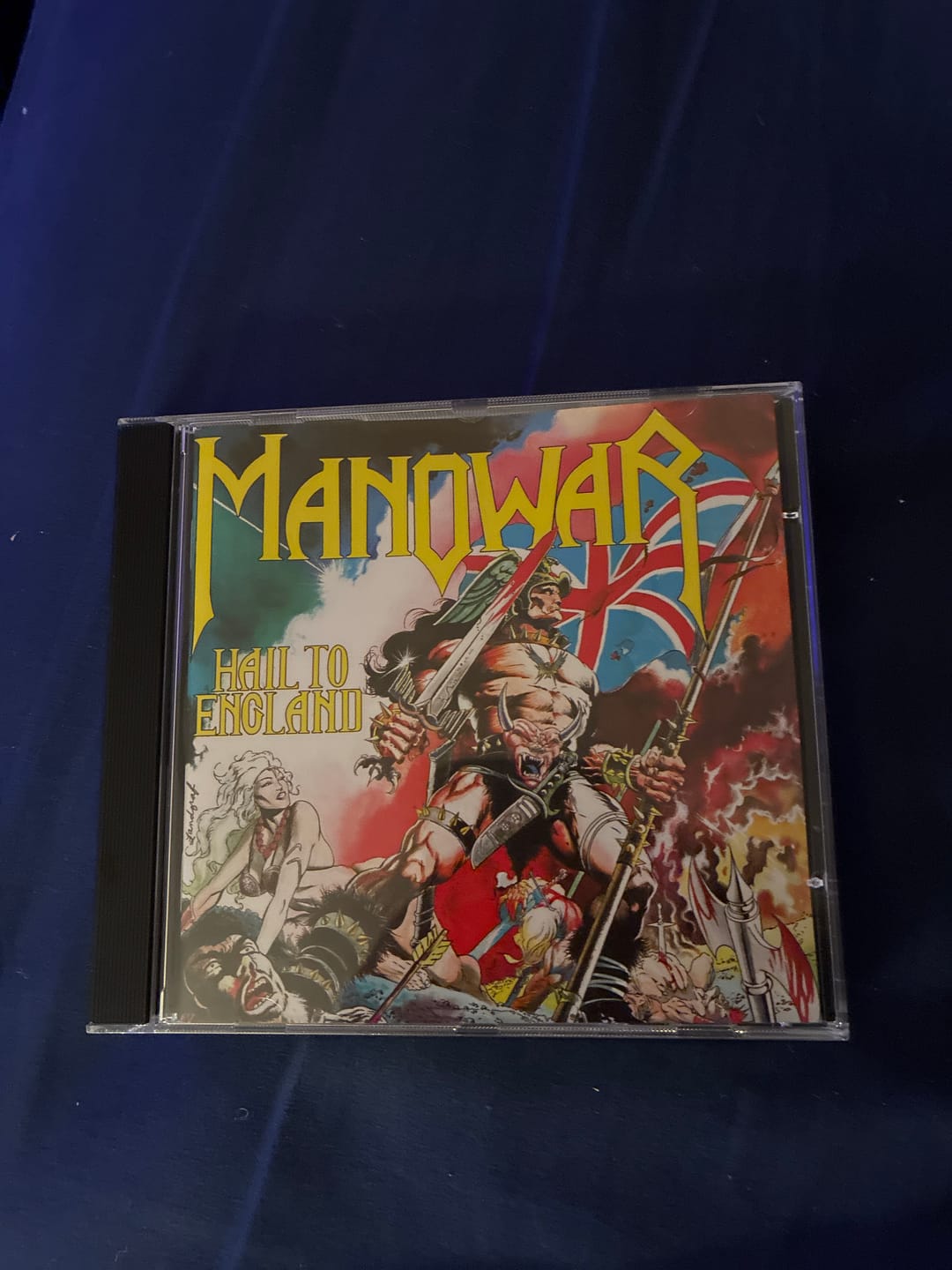 Customer photo review of Manowar CD Hail To England Silver Edition - Digipak