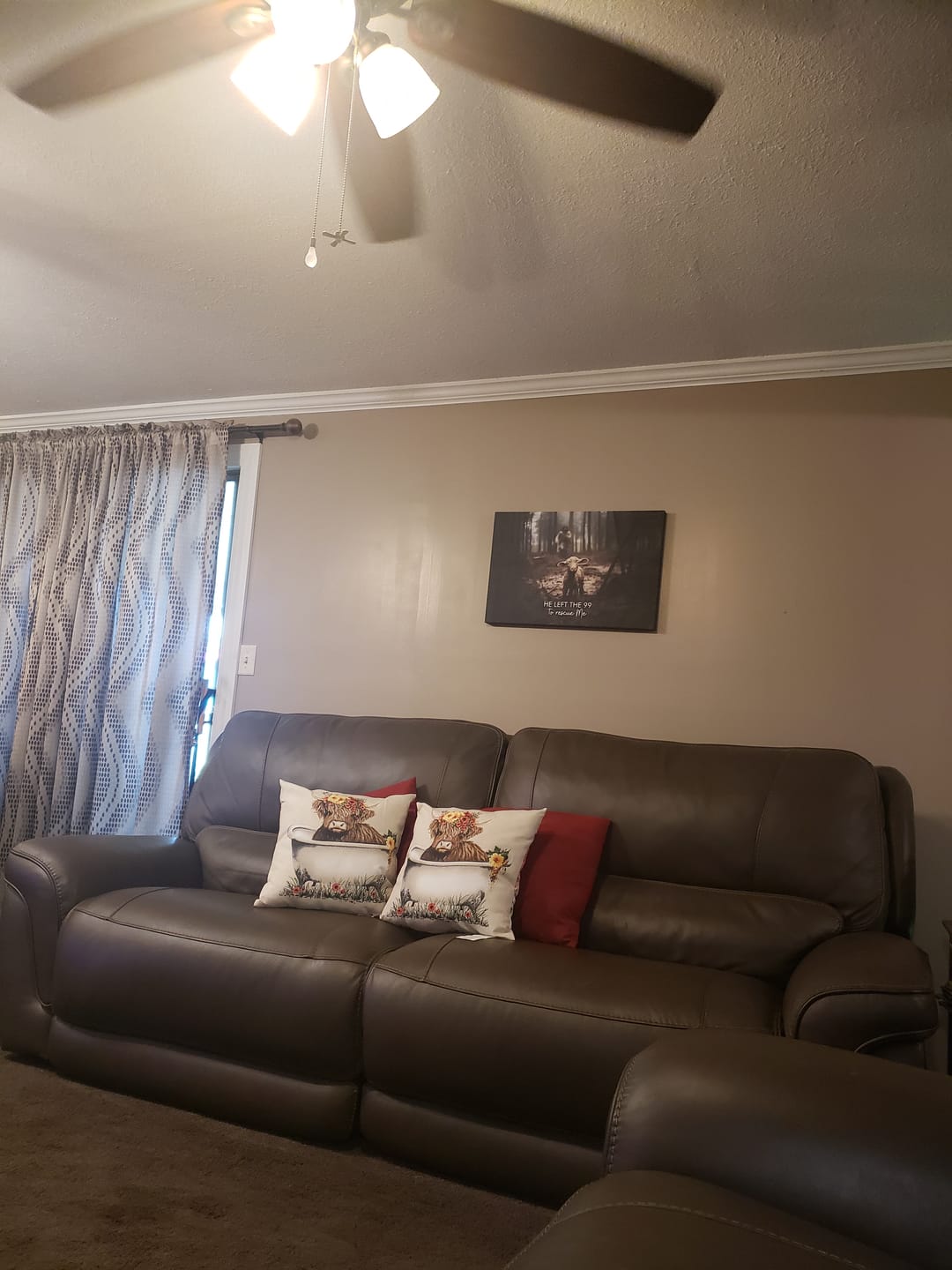Customer photo review of He Left the 99 to Rescue Me, Jesus and Lost Sheep, Wall Art Canvas