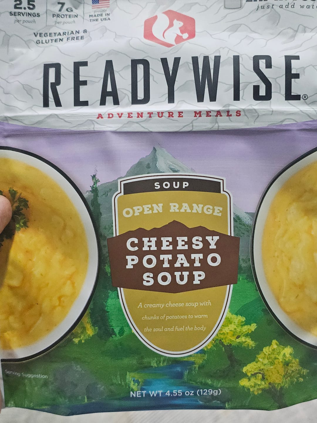 Customer photo review of Open Range Cheesy Potato Soup