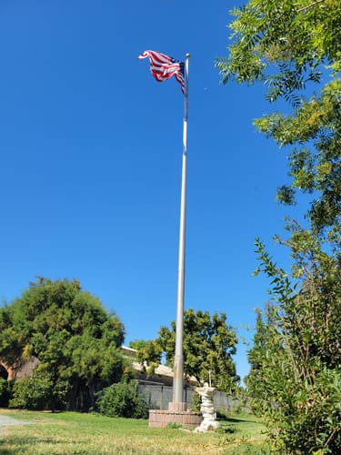 Customer photo review of Single Revolving Truck for Commercial Flagpoles