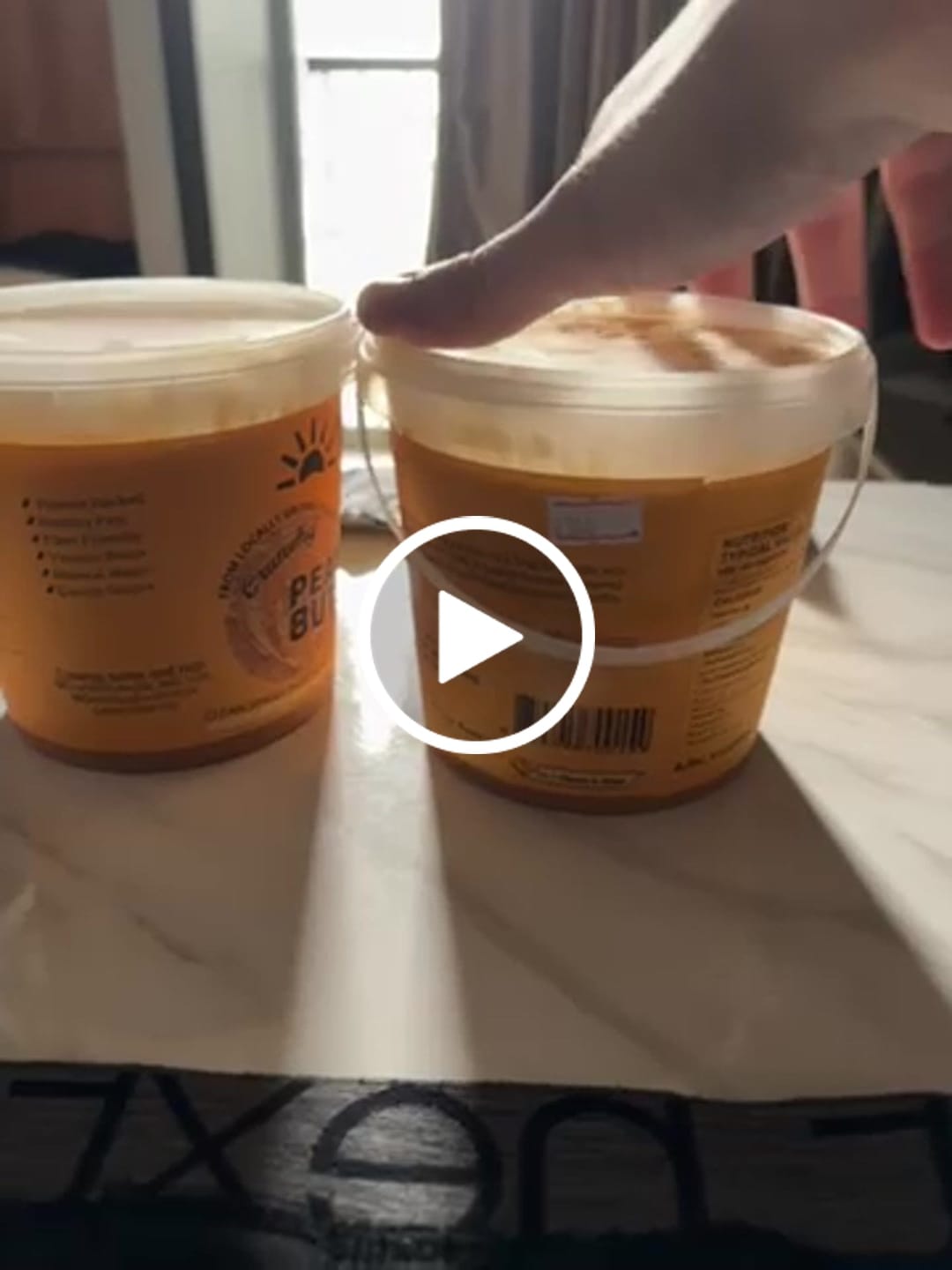 Customer video review of .Sunshine Market Peanut Butter - Crunchy (1kg)