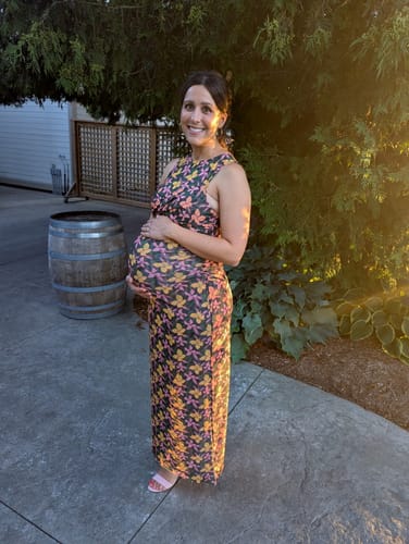 Customer photo review of Blythe Dress by MISA Los Angeles - RENTAL