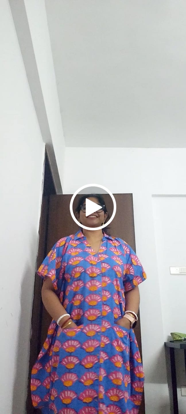 Customer video review of Seashells BeeBee Kaftan Shirt
