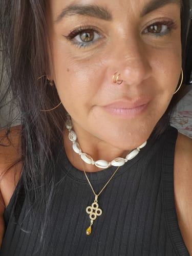 Customer photo review of Le double piercing