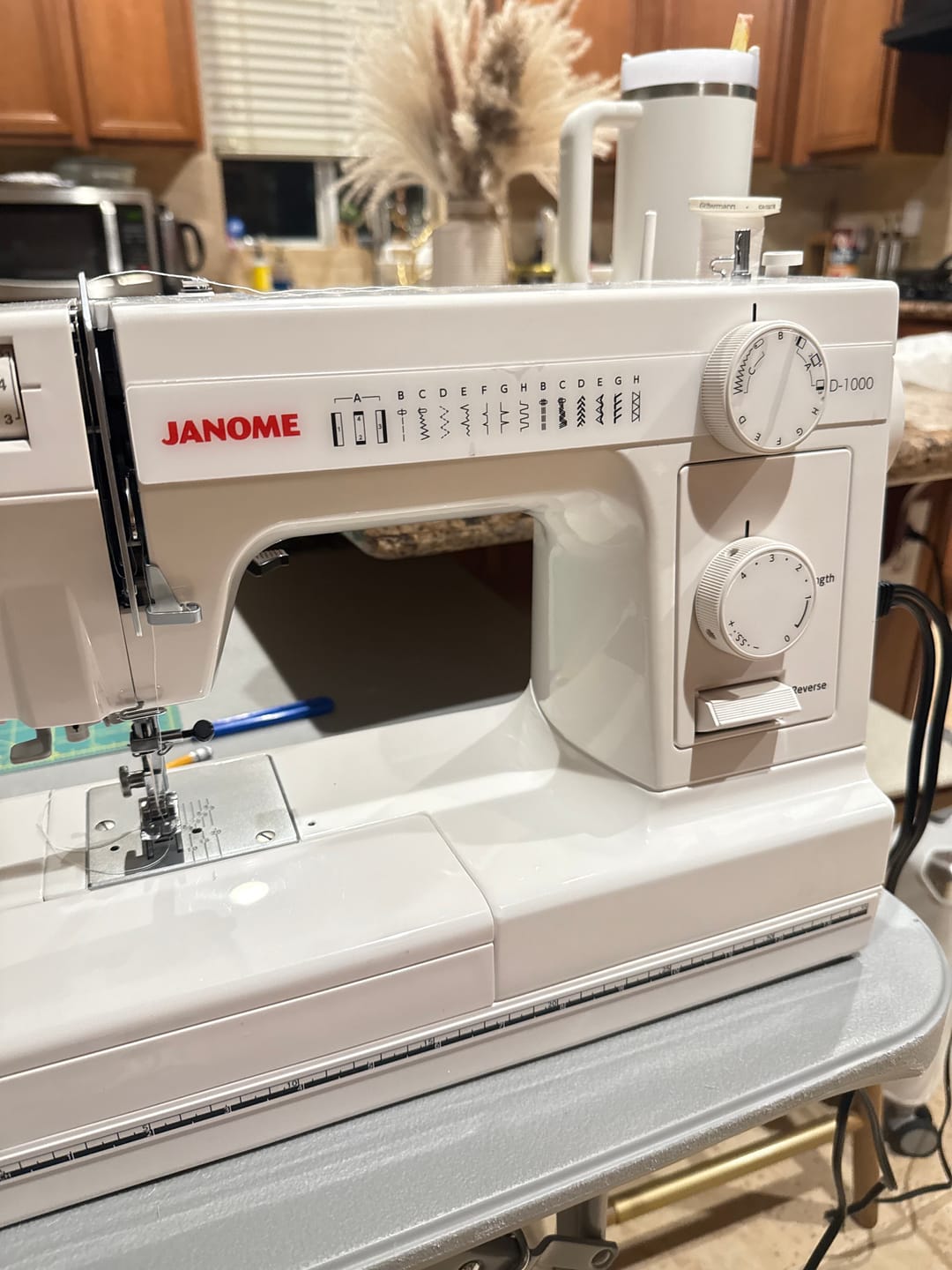 Customer photo review of Janome HD1000 Heavy Duty Sewing Machine (14 Stitches) with FREE Bundle