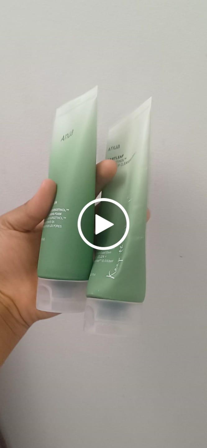 Customer video review of [Anua] Heartleaf Quercetinol Pore Deep Cleansing Foam 150ML
