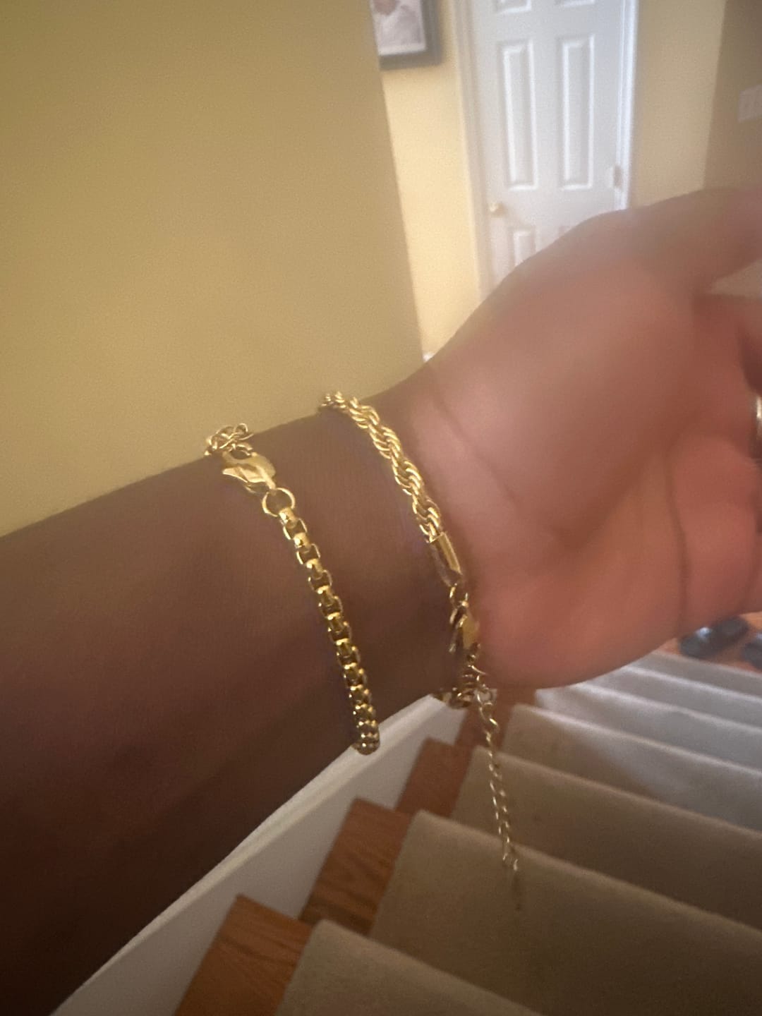 Customer photo review of Rope Link Bracelet Set