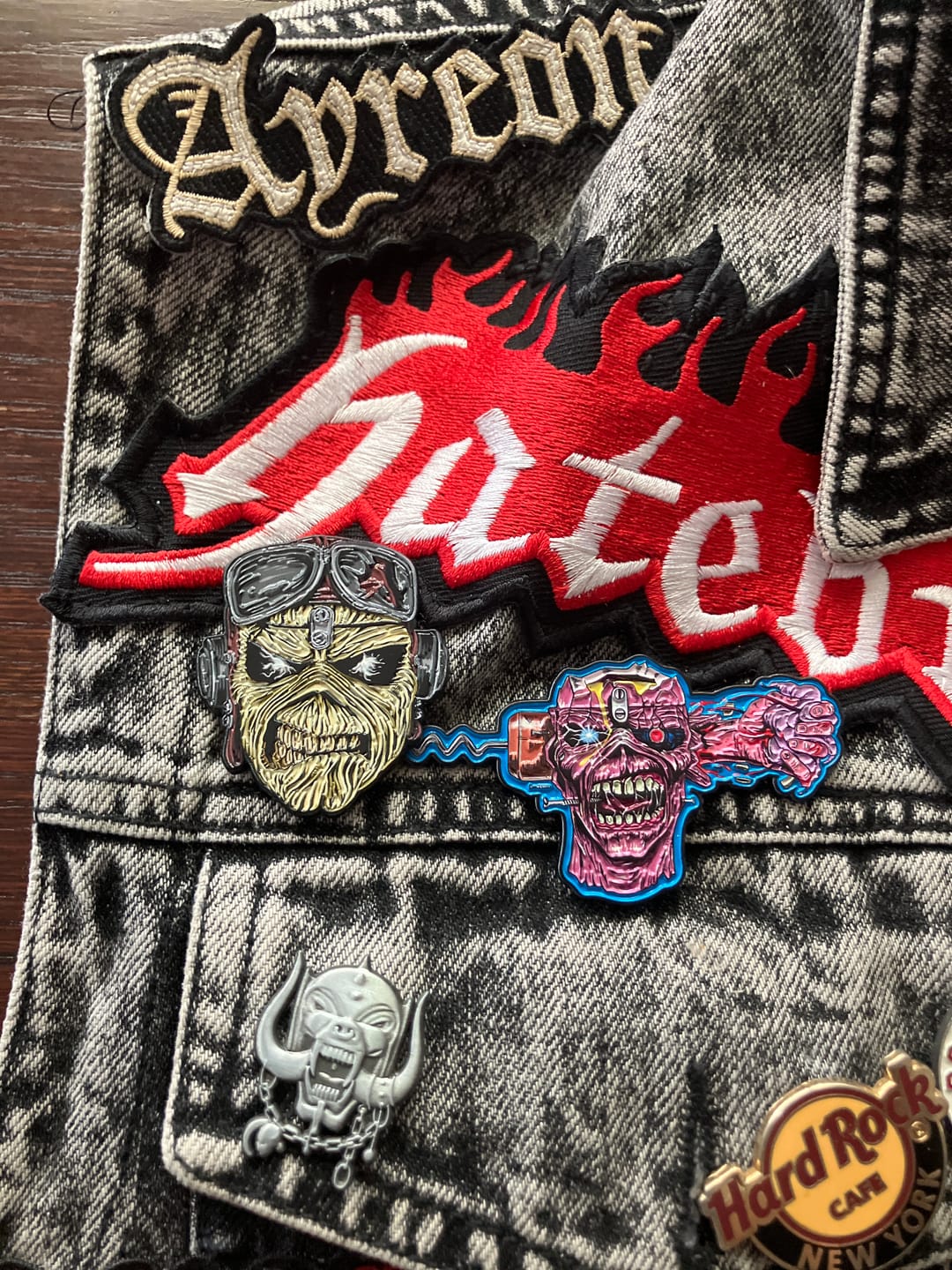 Customer photo review of Iron Maiden - Aces High - Pin